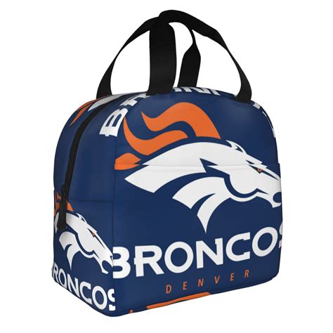 denver broncos metal lunch box|Denver Broncos Expandable Lunch Box.